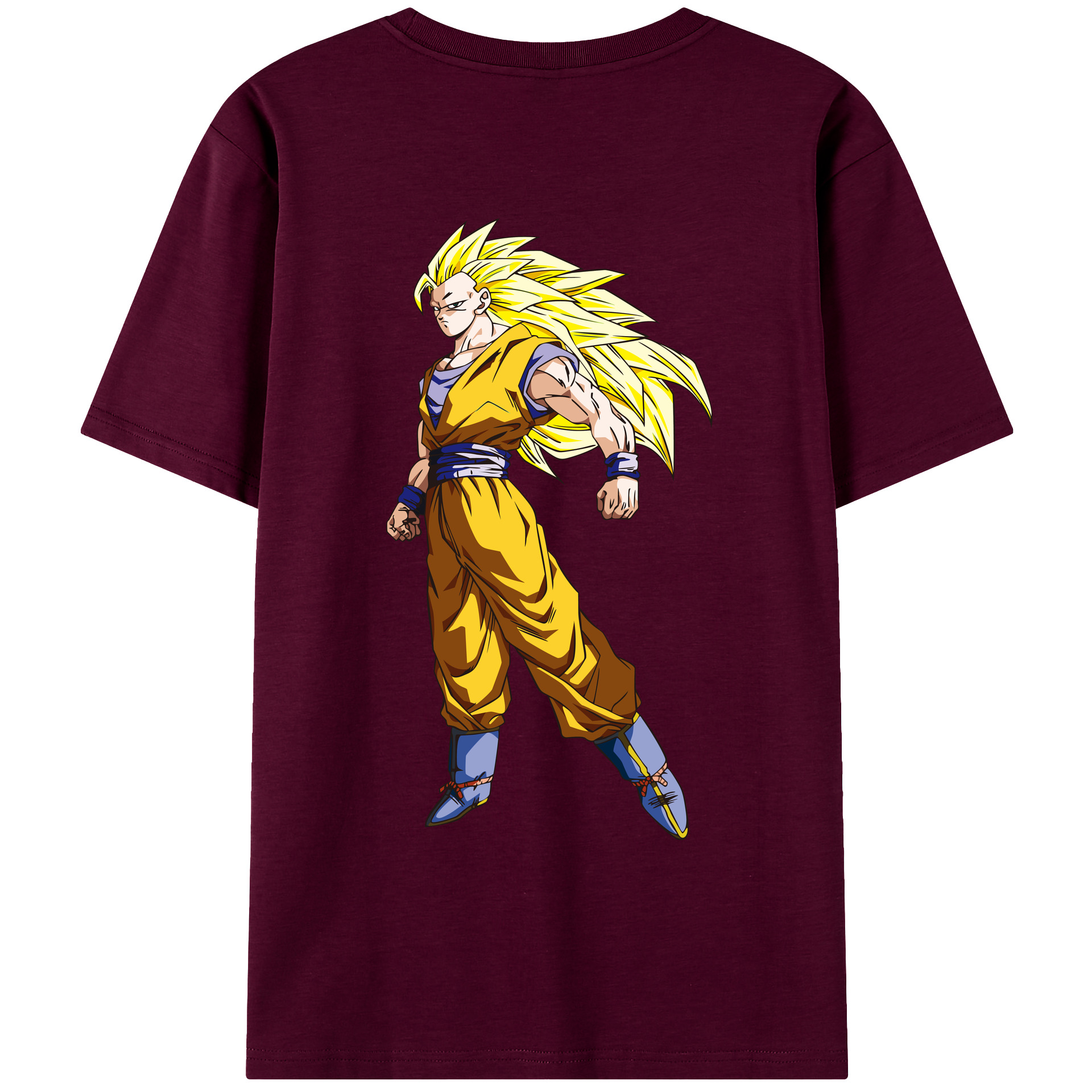 （画像用） ドラゴンボール 孫悟空（そん ごくう）Son Goku カカロット DRAGON BALL Kakarotto レディース半袖Tシャツ(バックプリント)